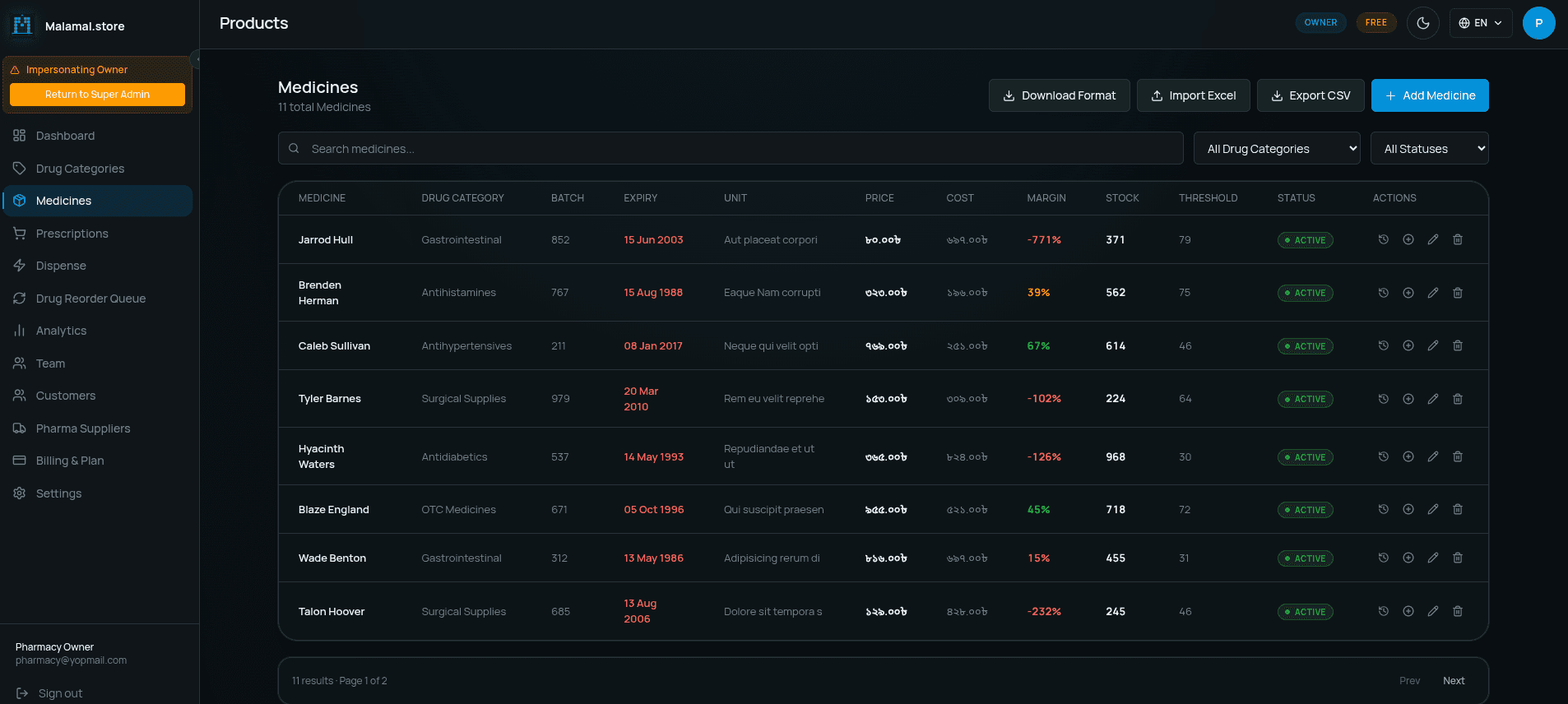 Inventory Management